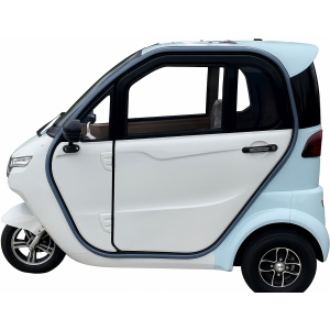Elektrinis triratis motoroleris A6 1000W mėlynas
